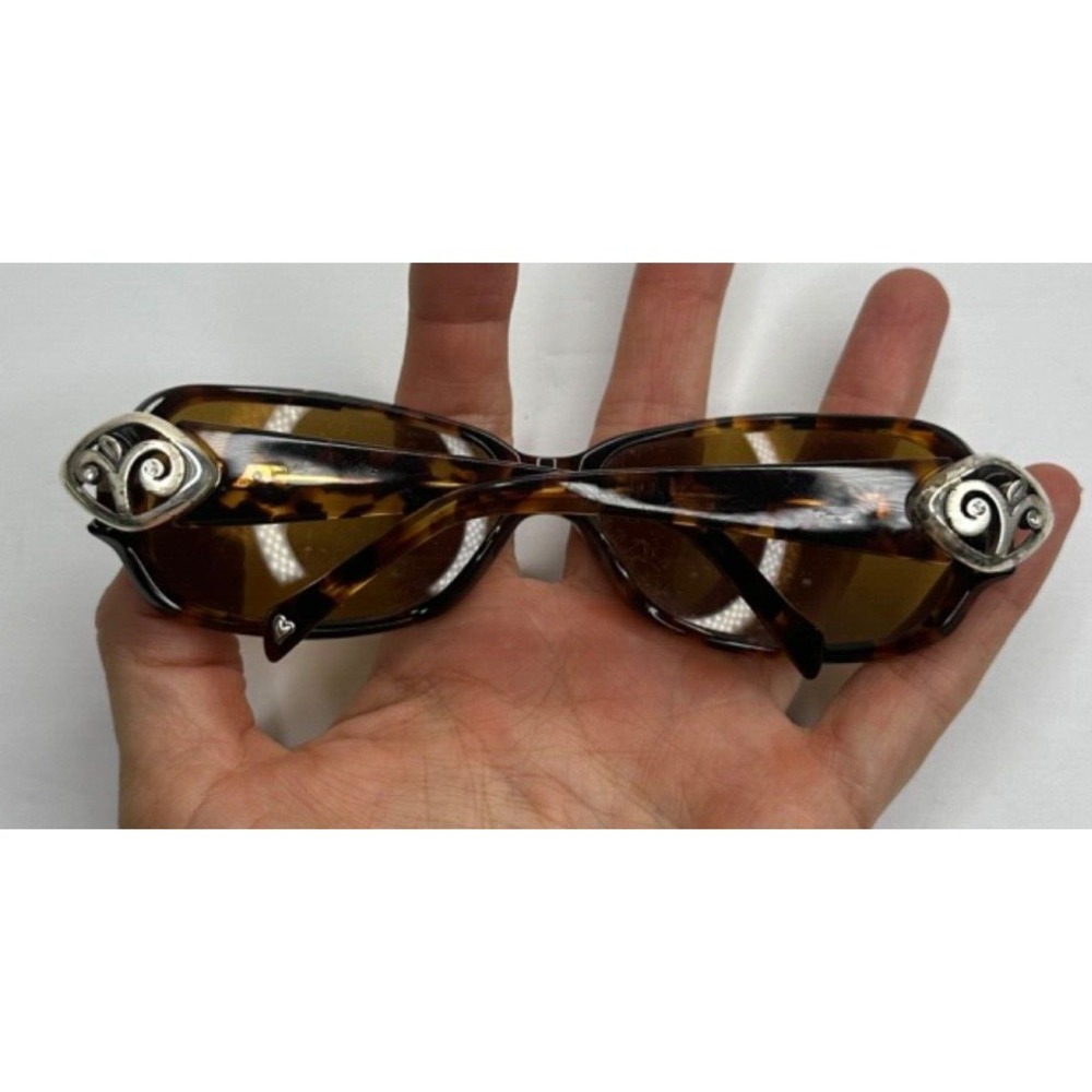 Brighton Eyeglass FRAMES ONLY Eye Delight Silver Heart Tortoise Shell  61-15